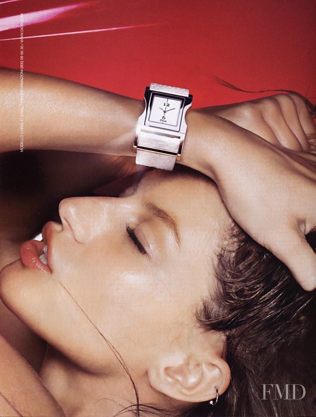 Gisele Bundchen featured in  the Christian Dior advertisement for Spring/Summer 2003