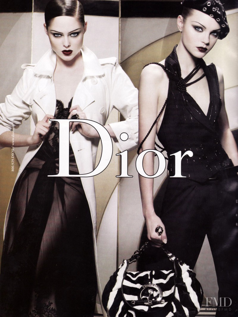 Coco Rocha featured in  the Christian Dior advertisement for Spring/Summer 2008