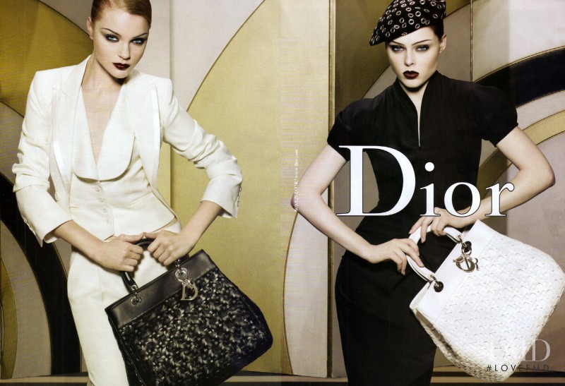 Coco Rocha featured in  the Christian Dior advertisement for Spring/Summer 2008