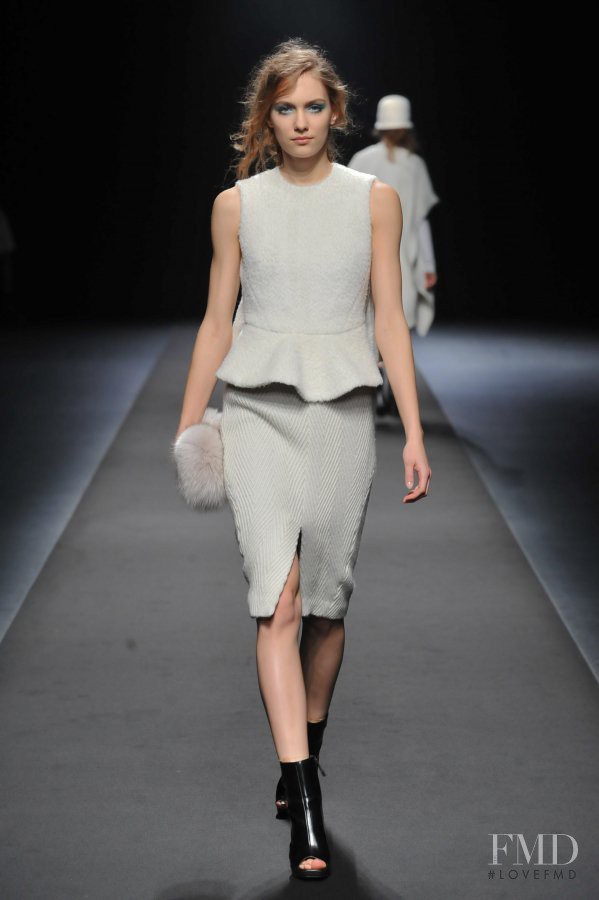 Vera Vavrova featured in  the A Degree Fahrenheit fashion show for Autumn/Winter 2014