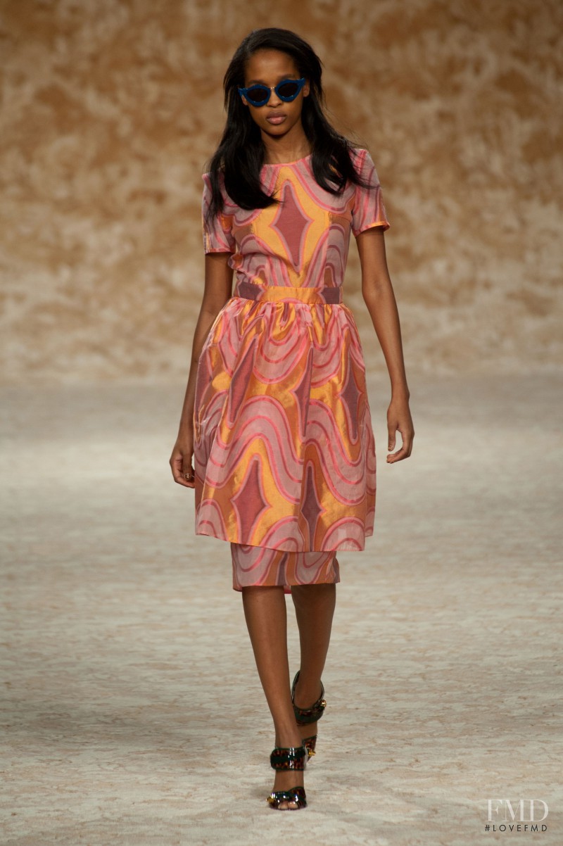 Marihenny Rivera Pasible featured in  the House of Holland fashion show for Autumn/Winter 2013