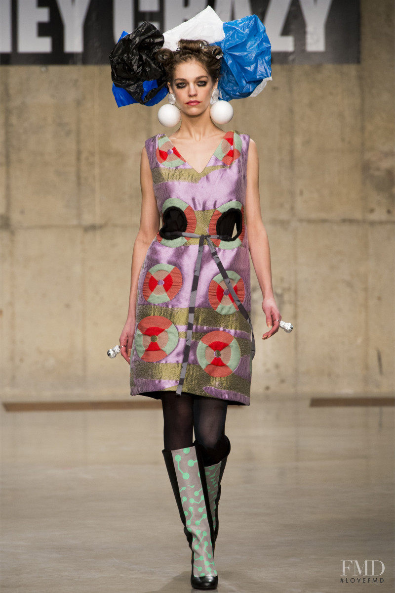 Samantha Gradoville featured in  the Louise Gray fashion show for Autumn/Winter 2013