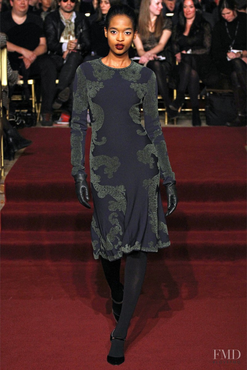 Marihenny Rivera Pasible featured in  the Zac Posen fashion show for Autumn/Winter 2013