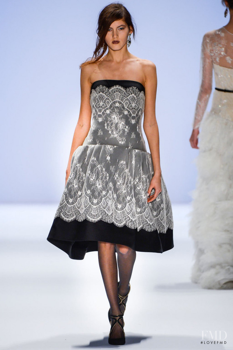 Valery Kaufman featured in  the Tadashi Shoji fashion show for Autumn/Winter 2013