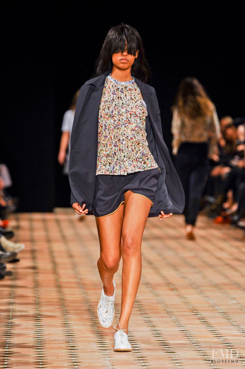 Marihenny Rivera Pasible featured in  the Julien David fashion show for Spring/Summer 2013