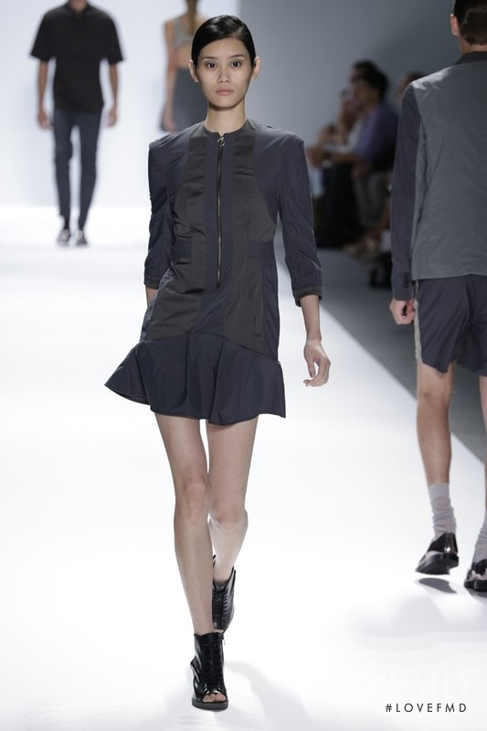 Ming Xi featured in  the Richard Chai fashion show for Spring/Summer 2013