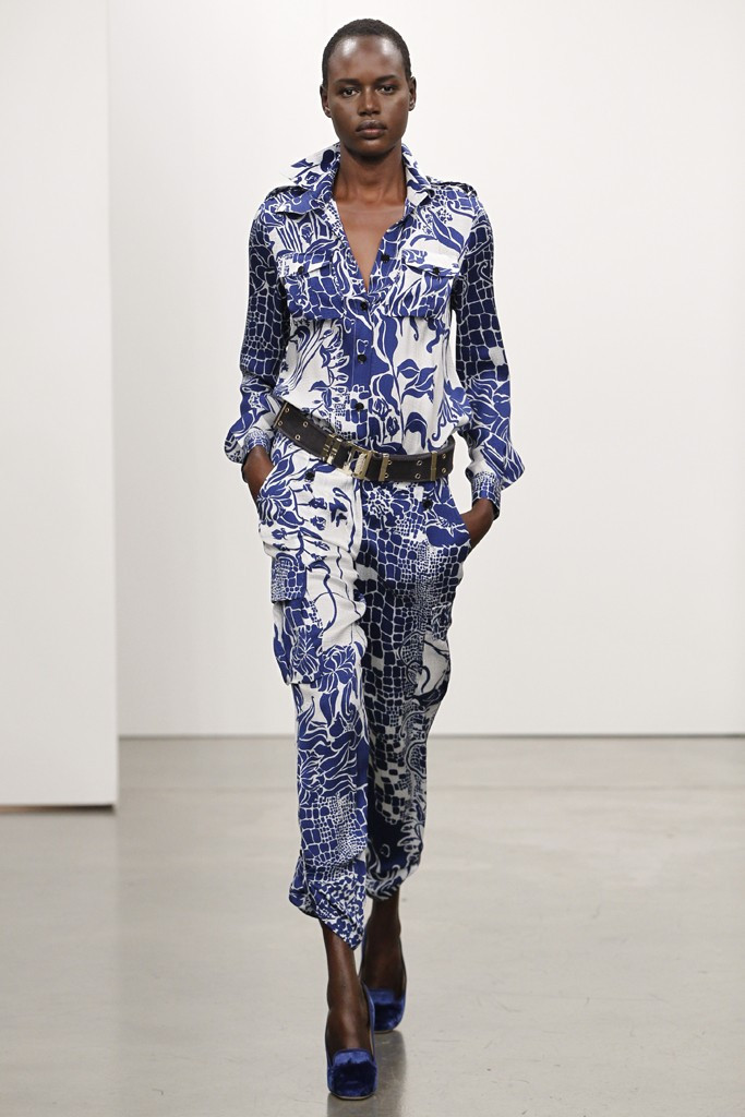 Ajak Deng featured in  the Pucci fashion show for Resort 2013