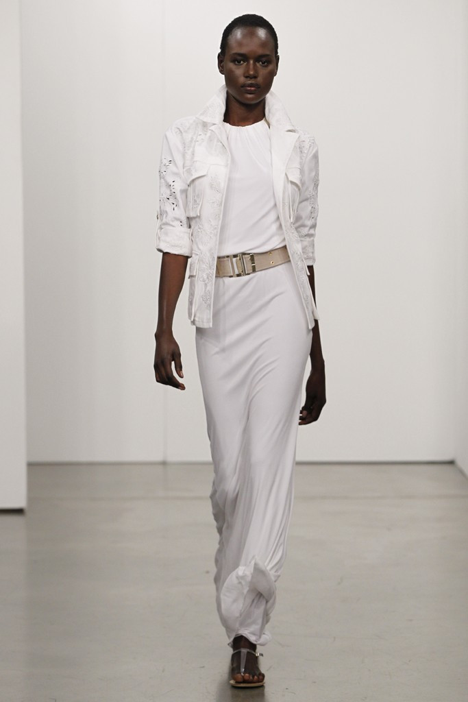 Ajak Deng featured in  the Pucci fashion show for Resort 2013