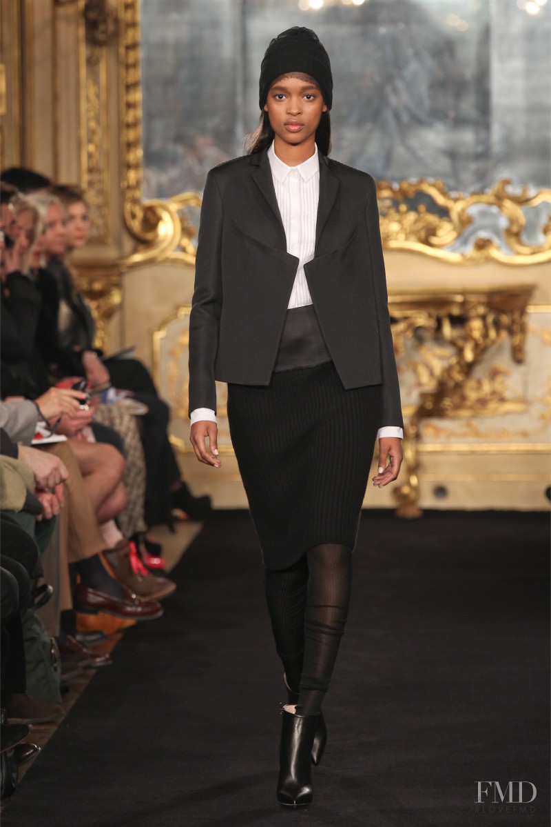 Marihenny Rivera Pasible featured in  the Les Copains fashion show for Autumn/Winter 2012