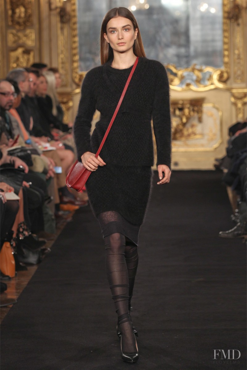 Andreea Diaconu featured in  the Les Copains fashion show for Autumn/Winter 2012