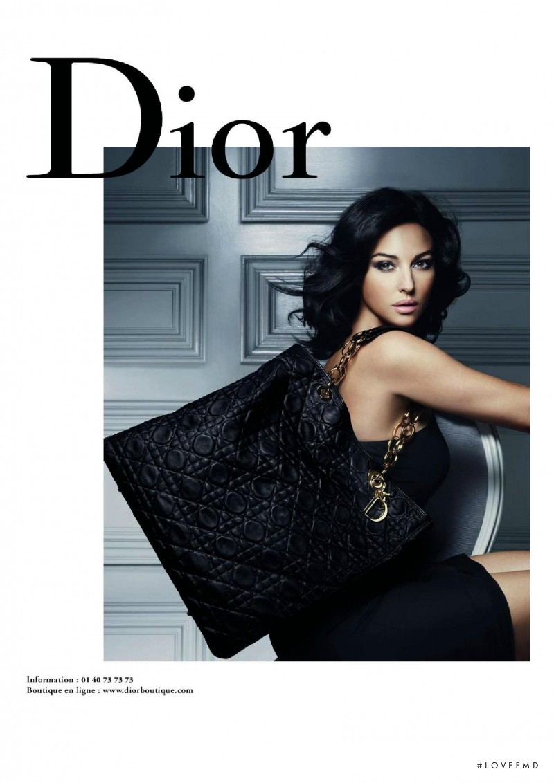 Monica Bellucci featured in  the Christian Dior Dior Soft Bag advertisement for Spring/Summer 2007