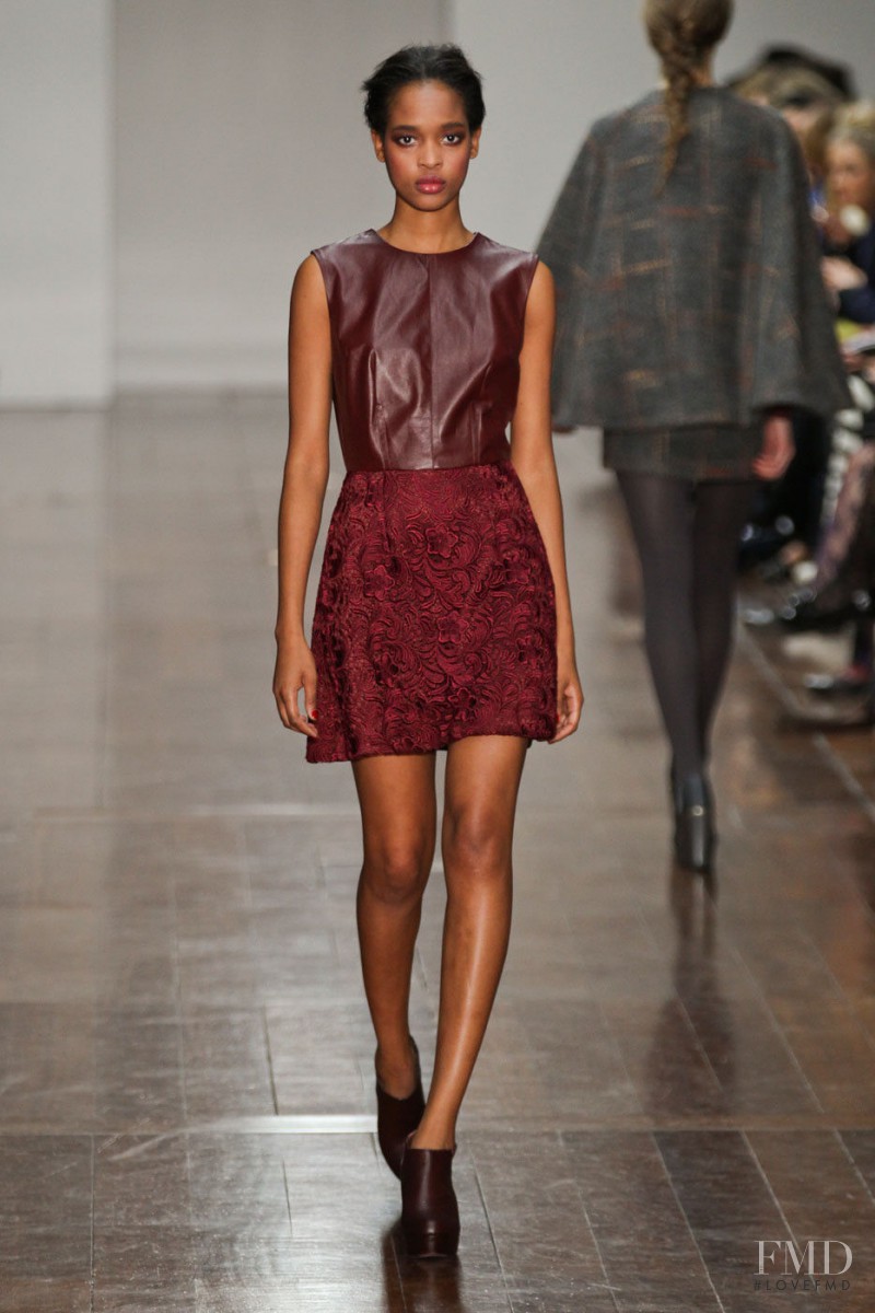 Marihenny Rivera Pasible featured in  the Zoe Jordan fashion show for Autumn/Winter 2012