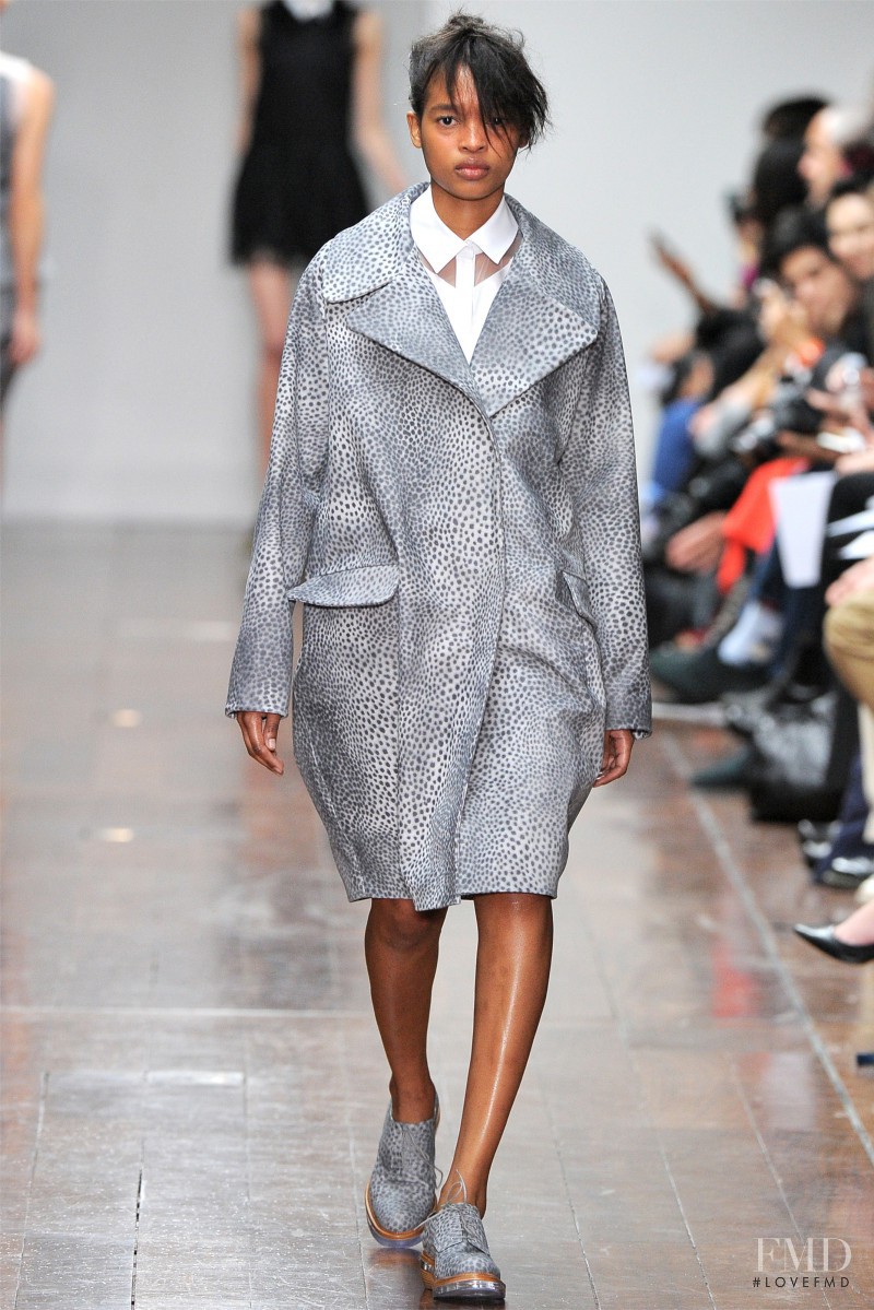 Marihenny Rivera Pasible featured in  the Simone Rocha fashion show for Autumn/Winter 2012