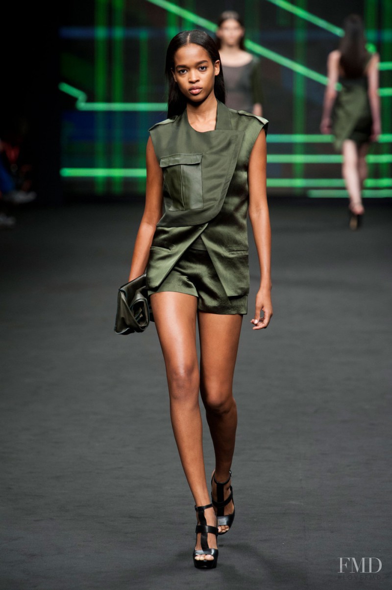Marihenny Rivera Pasible featured in  the C’N’C CoSTUME NATIONAL fashion show for Spring/Summer 2013