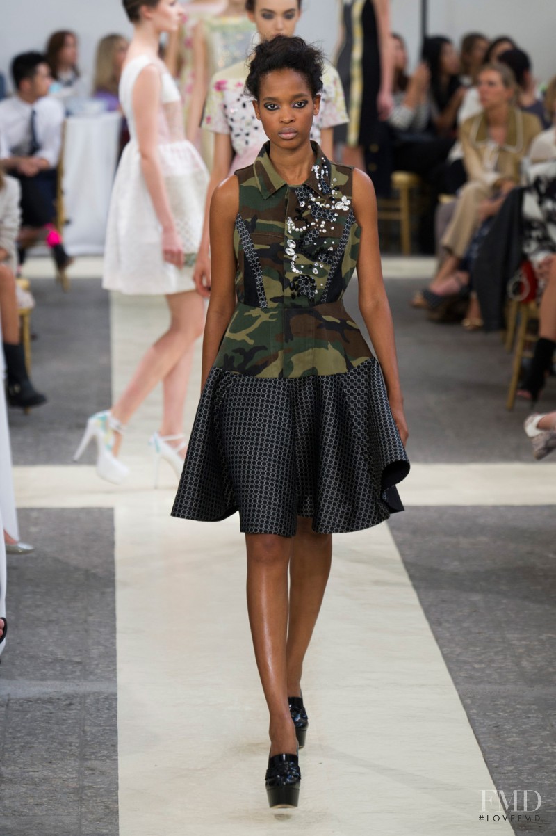 Marihenny Rivera Pasible featured in  the Antonio Marras fashion show for Spring/Summer 2013