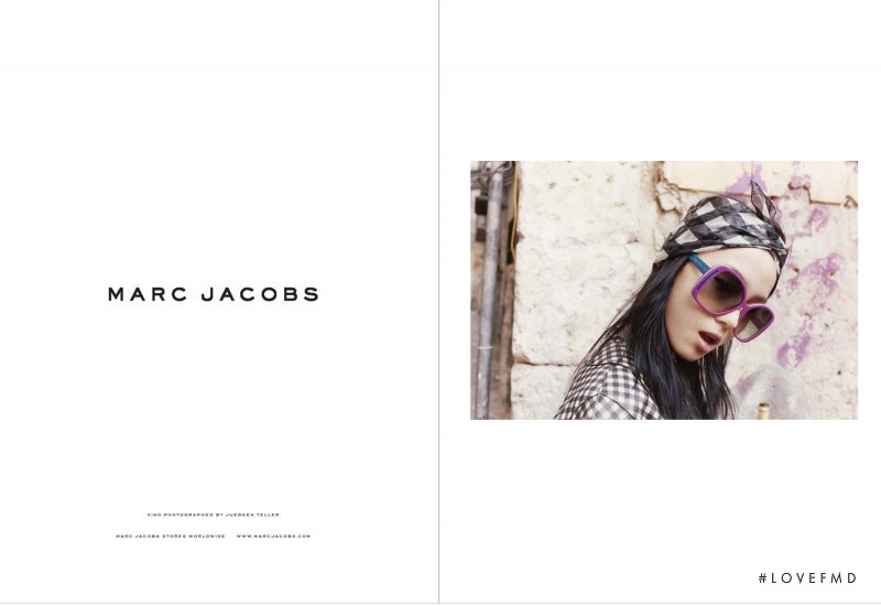 Xiao Wen Ju featured in  the Marc Jacobs advertisement for Spring/Summer 2012