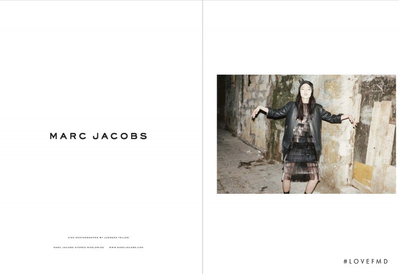 Xiao Wen Ju featured in  the Marc Jacobs advertisement for Spring/Summer 2012