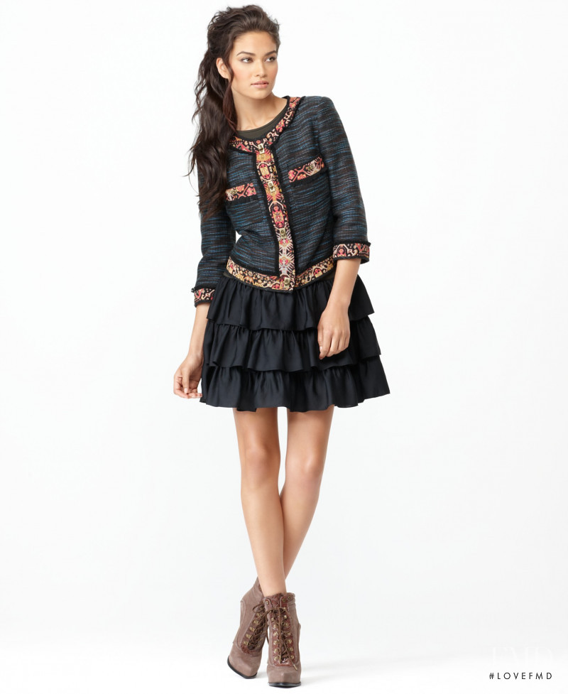 Shanina Shaik featured in  the Macy\'s catalogue for Autumn/Winter 2011