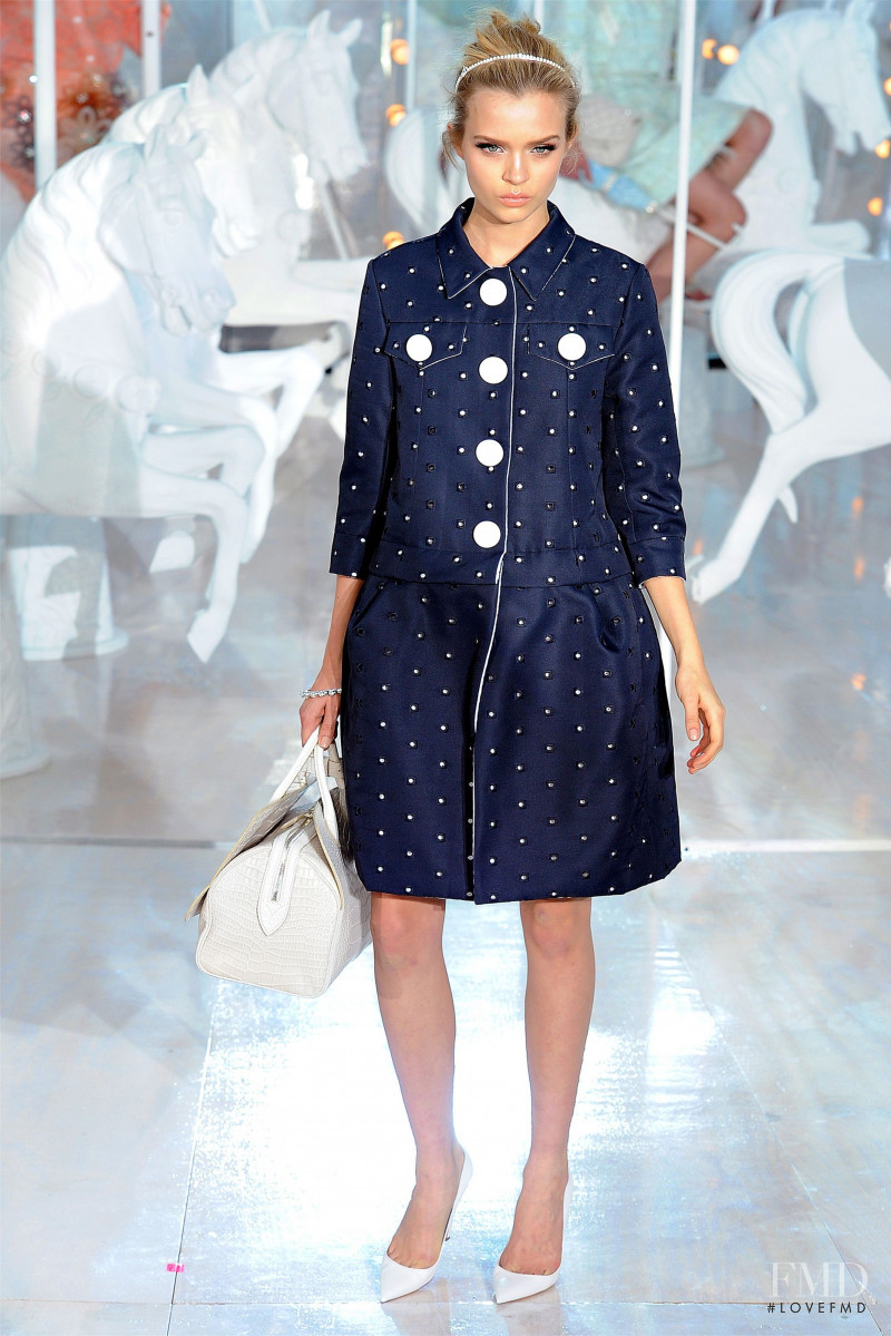 Josephine Skriver featured in  the Louis Vuitton fashion show for Spring/Summer 2012