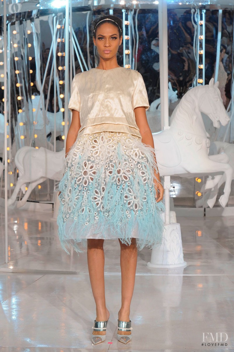 Joan Smalls featured in  the Louis Vuitton fashion show for Spring/Summer 2012