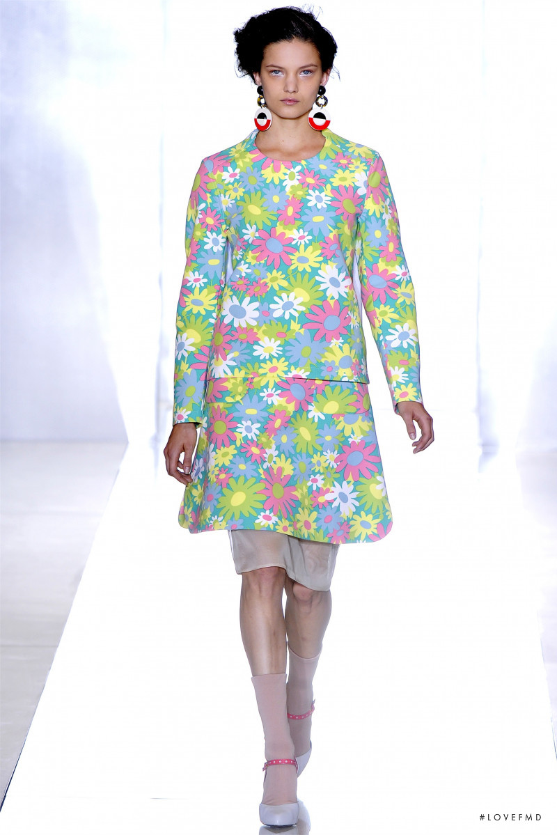 Nadine Ponce featured in  the Marni fashion show for Spring/Summer 2012