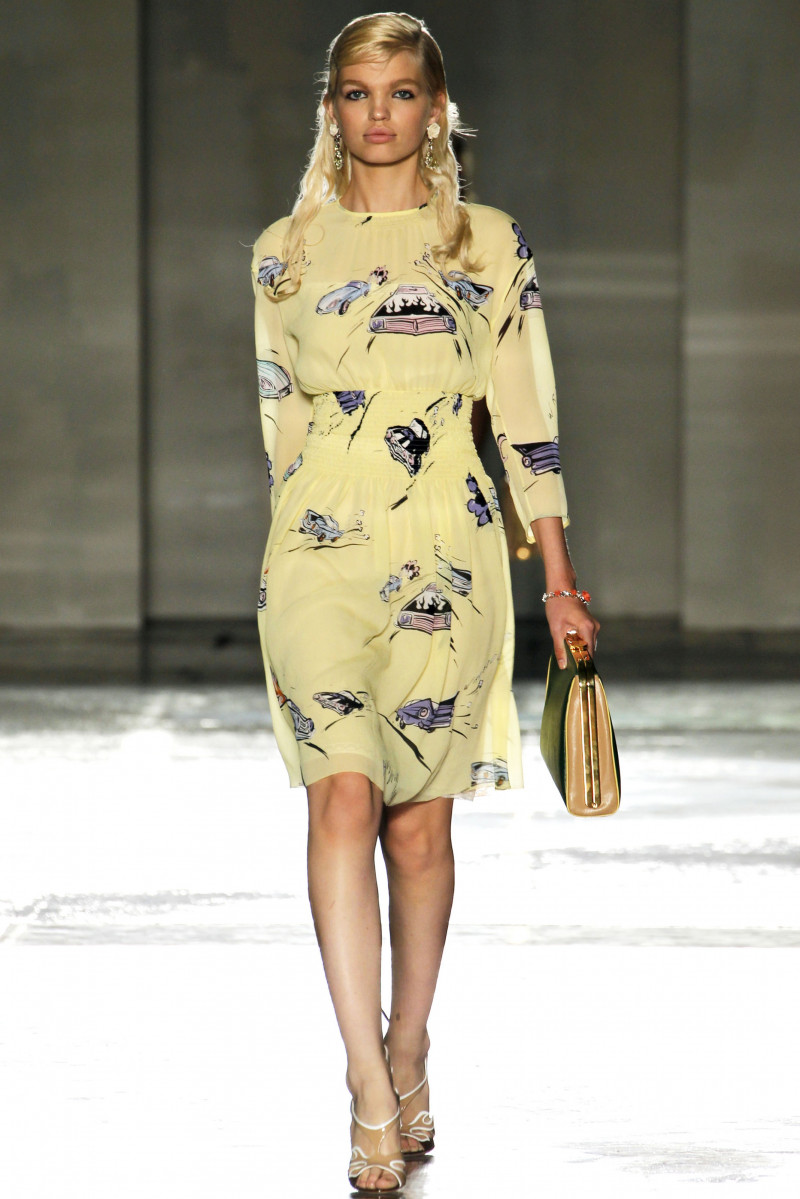 Daphne Groeneveld featured in  the Prada fashion show for Spring/Summer 2012