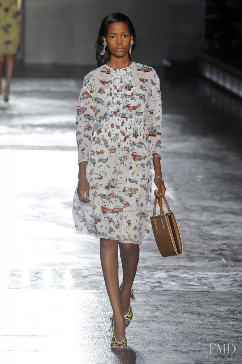 Marihenny Rivera Pasible featured in  the Prada fashion show for Spring/Summer 2012