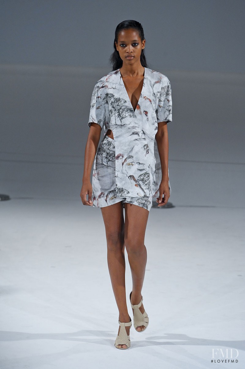 Marihenny Rivera Pasible featured in  the Hussein Chalayan fashion show for Spring/Summer 2012
