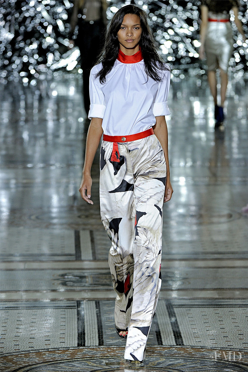 Lais Ribeiro featured in  the Giles fashion show for Spring/Summer 2012
