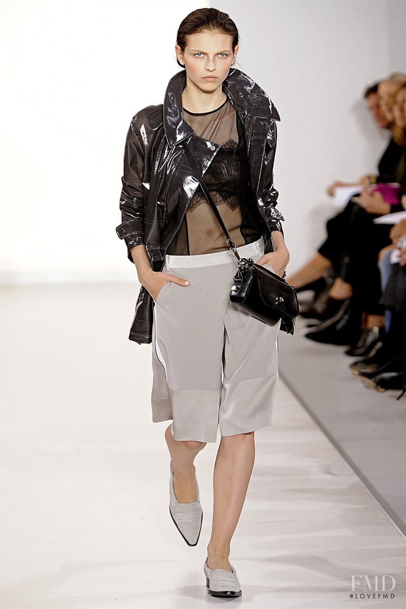 Karlina Caune featured in  the Aquascutum fashion show for Spring/Summer 2012