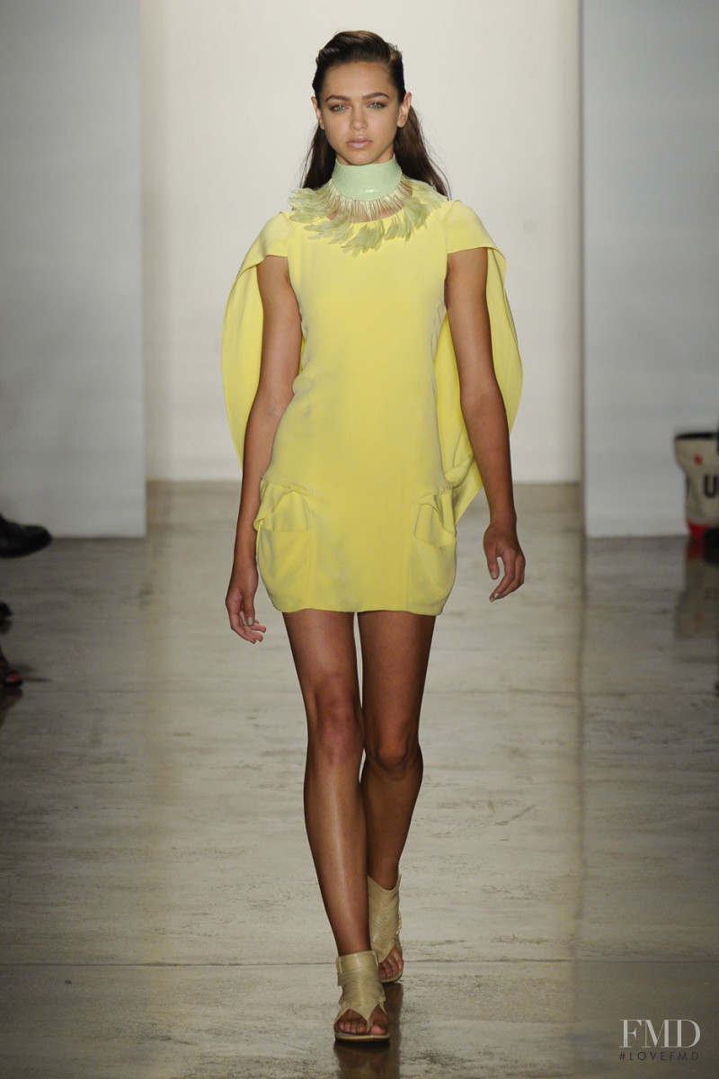 Zhenya Katava featured in  the Ohne Titel fashion show for Spring/Summer 2012