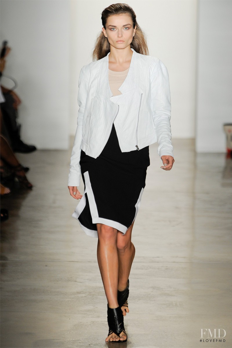 Andreea Diaconu featured in  the Ohne Titel fashion show for Spring/Summer 2012