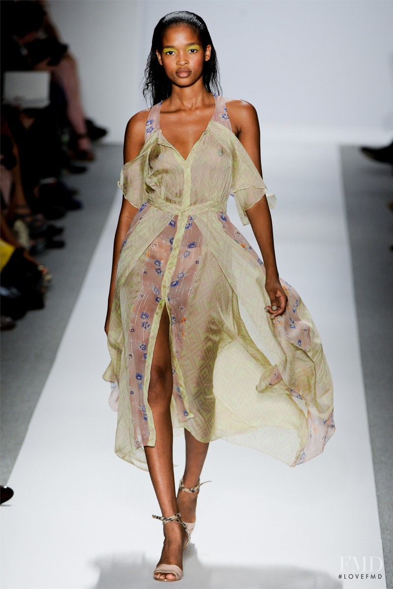 Marihenny Rivera Pasible featured in  the Rebecca Taylor fashion show for Spring/Summer 2012