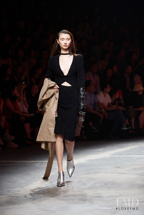 Yang Meng Huan featured in  the MO&Co. fashion show for Resort 2017