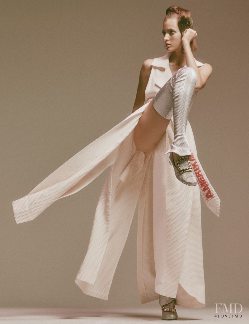 Louise Lefebure featured in  the area lookbook for Spring/Summer 2016