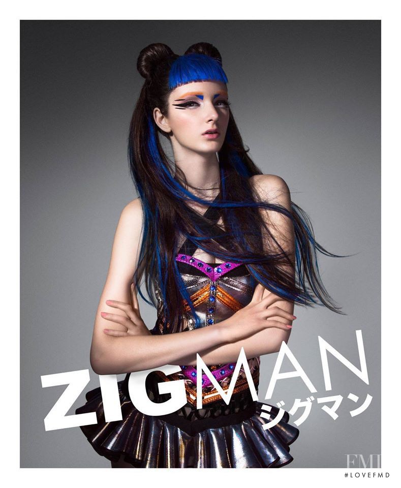 Mara Jankovic featured in  the Zigman advertisement for Autumn/Winter 2015