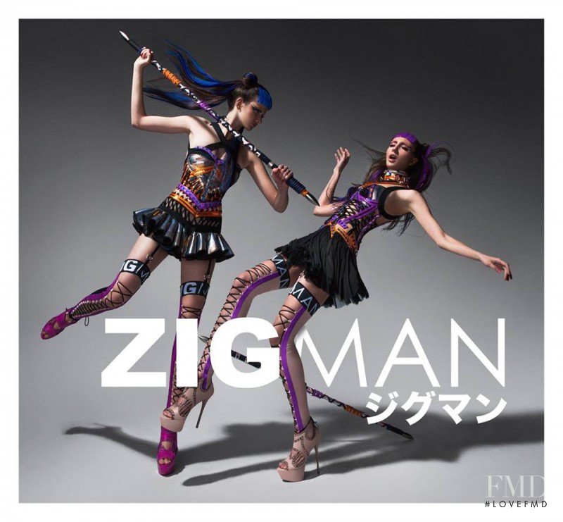 Mara Jankovic featured in  the Zigman advertisement for Autumn/Winter 2015