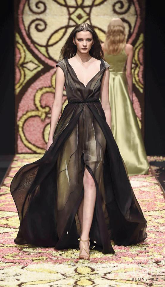 Mara Jankovic featured in  the Antonio Grimaldi fashion show for Autumn/Winter 2015