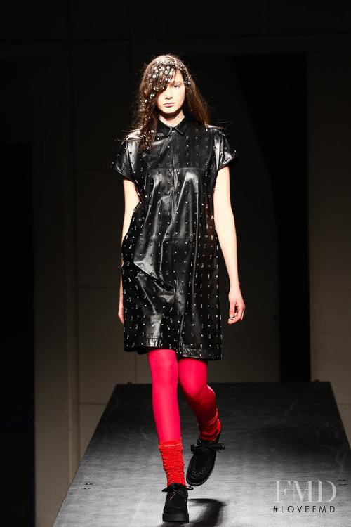 Mara Jankovic featured in  the Mint Designs fashion show for Autumn/Winter 2014