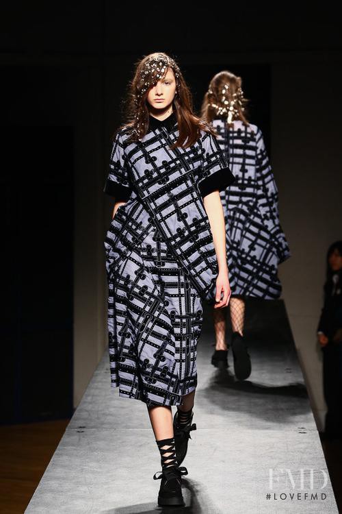 Mara Jankovic featured in  the Mint Designs fashion show for Autumn/Winter 2014