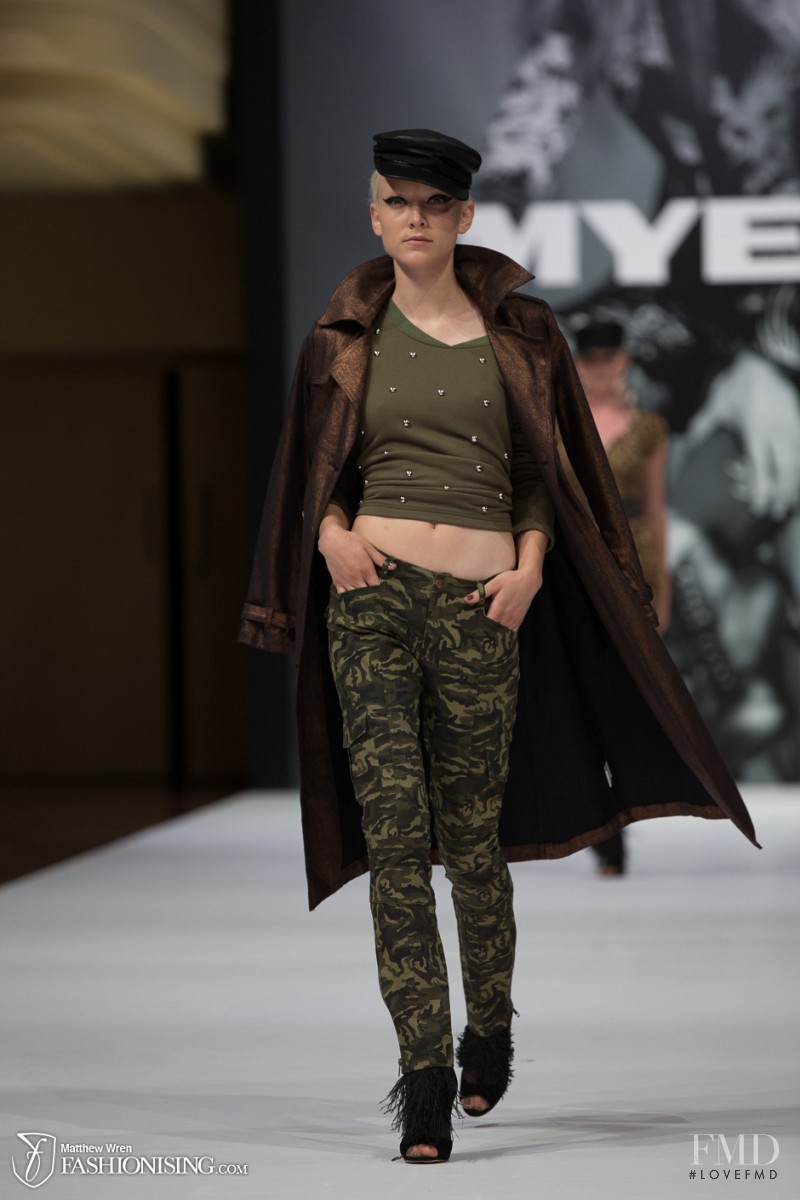 Ollie Henderson featured in  the Myer fashion show for Autumn/Winter 2013