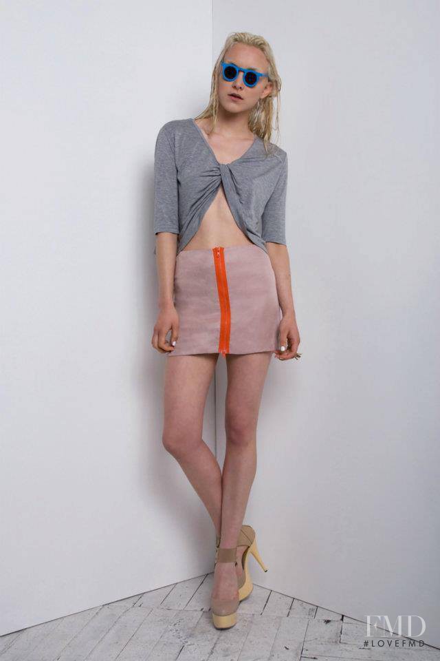 Ollie Henderson featured in  the Mok Theorem lookbook for Resort 2012