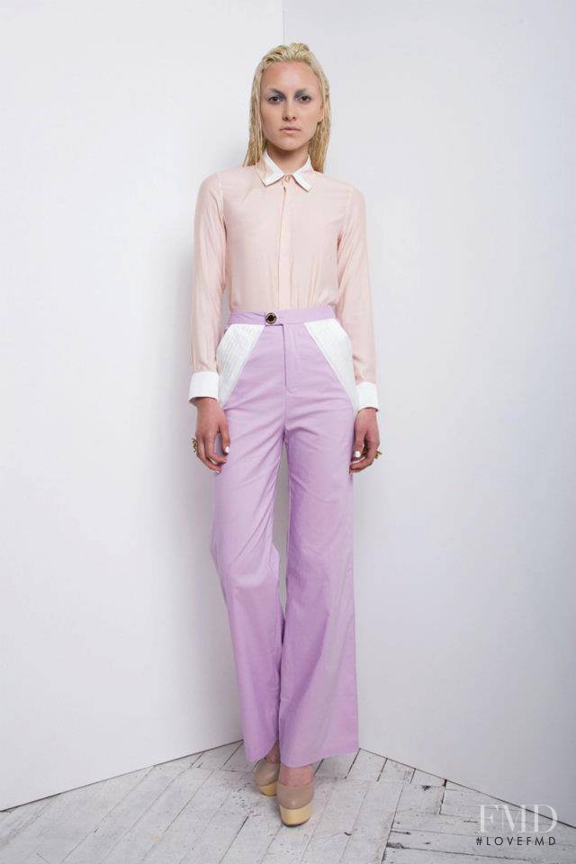 Ollie Henderson featured in  the Mok Theorem lookbook for Resort 2012