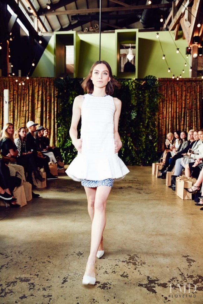Ollie Henderson featured in  the Watson x Watson fashion show for Resort 2014