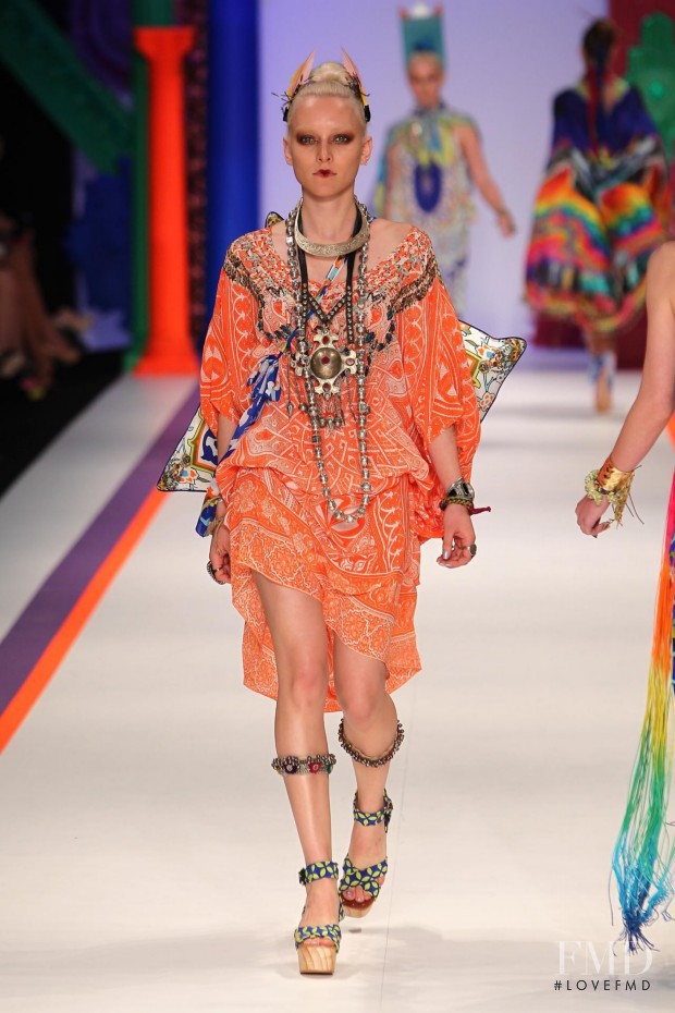 Ollie Henderson featured in  the Camilla fashion show for Spring/Summer 2012