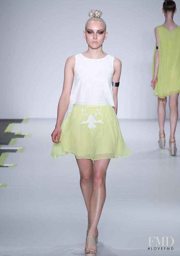 Ollie Henderson featured in  the Miss Unkon fashion show for Spring/Summer 2012