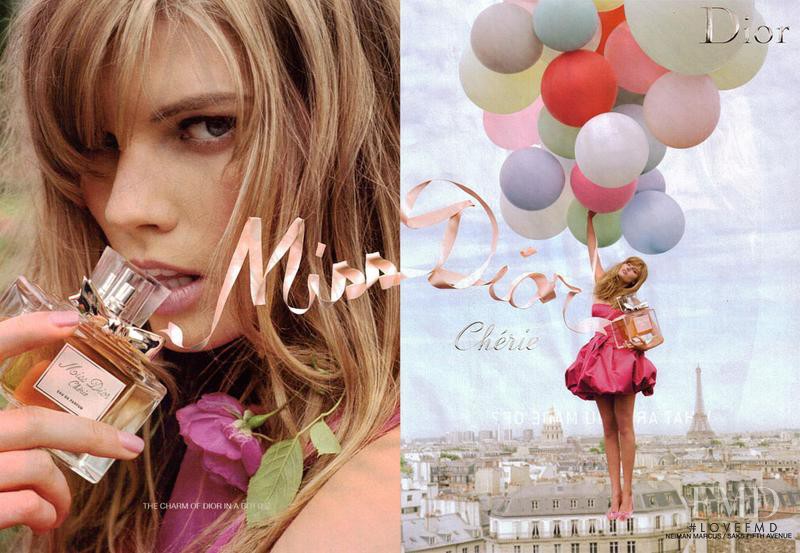 Maryna Linchuk featured in  the Christian Dior Parfums advertisement for Autumn/Winter 2008