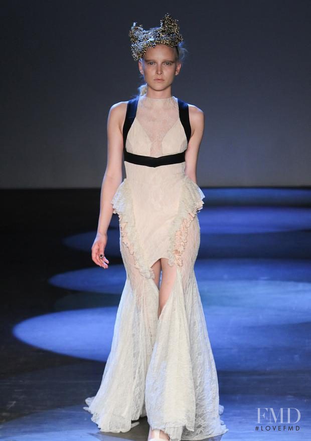 Ollie Henderson featured in  the Bless\'ed Are The Meek fashion show for Spring/Summer 2012