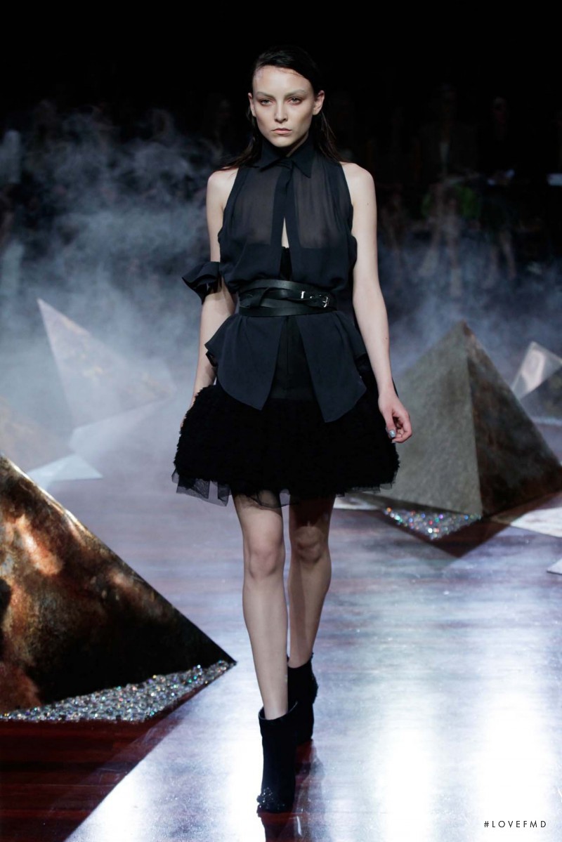 Ollie Henderson featured in  the Ellery fashion show for Spring/Summer 2010