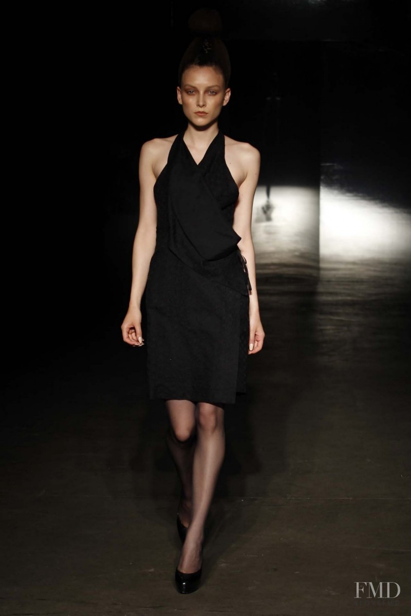 Ollie Henderson featured in  the Gail Sorronda fashion show for Spring/Summer 2010
